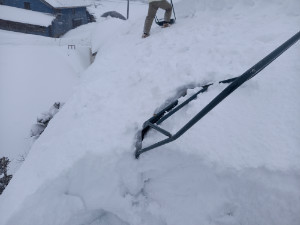 今年も雪降ろししております！